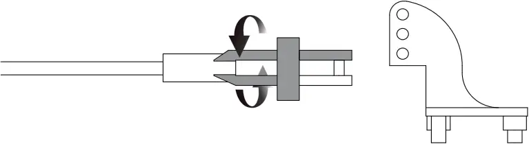 1100mm T-28 - Clevis installation - a