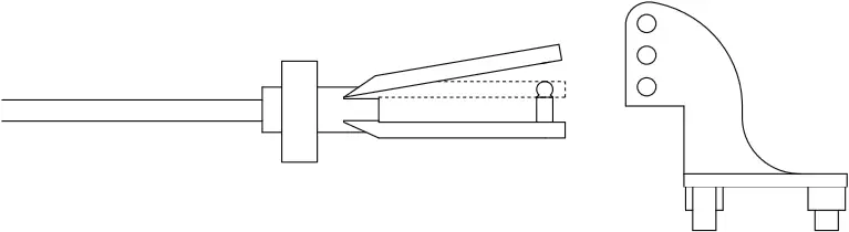 1100mm T-28 - Clevis installation - c