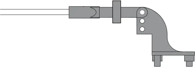 1100mm T-28 - Clevis installation - d