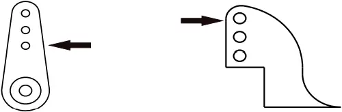 1100mm T-28 - Less control throw