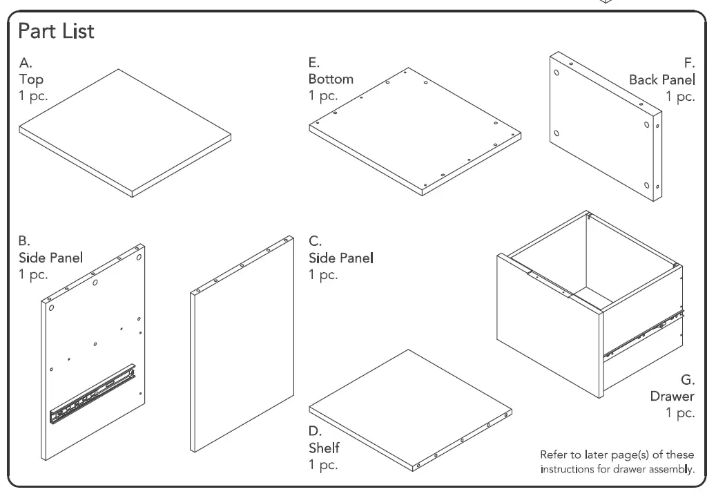 homestyles 5450-01 Personal Storage Unit 1