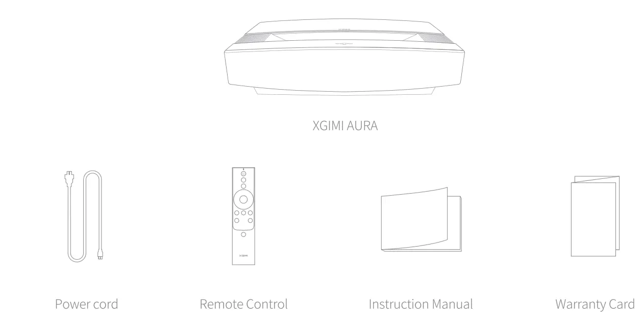 XGIMI Aura 4K UHD Ultra Short Throw Laser Projector-1