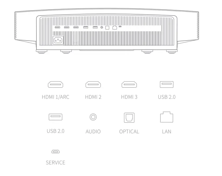 XGIMI Aura 4K UHD Ultra Short Throw Laser Projector-4