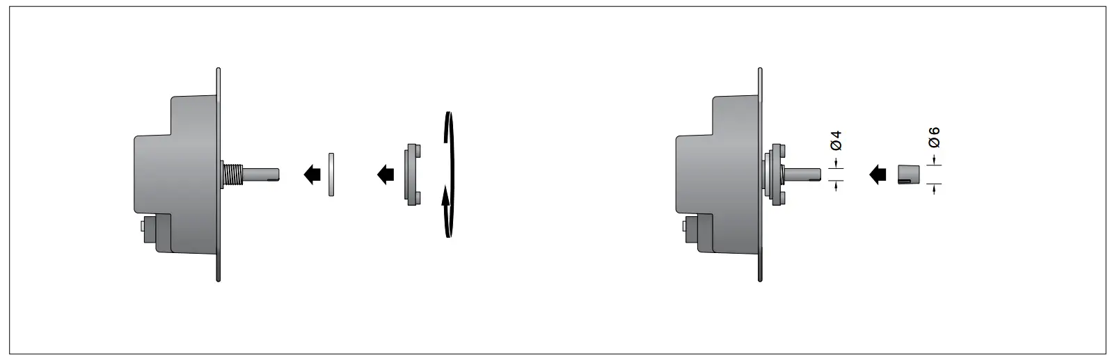 71148 Smart Rotary Rotary Dimmer with ZigBee Product description