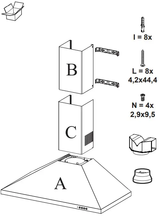 BLAUPUNKT 5DW66751 Extractor Hood