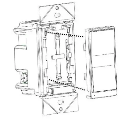 EuControls W902-DZB Zigbee and Bluetooth Certified AC Wall Dimmer Switch - Figure 2