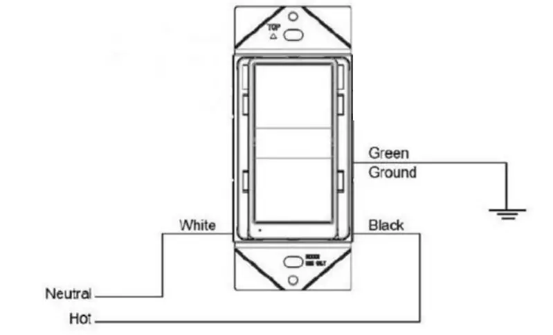 EuControls W902-DZB Zigbee and Bluetooth Certified AC Wall Dimmer Switch - Figure 3