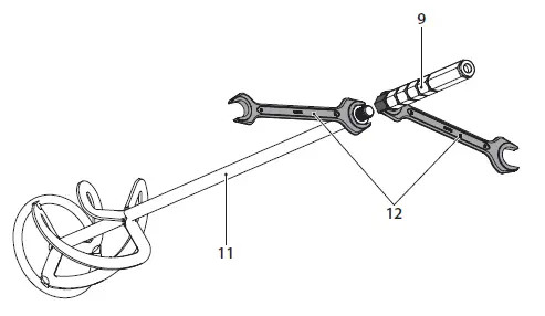 EMT 12 Electric Hand Mixer Narex fig 3