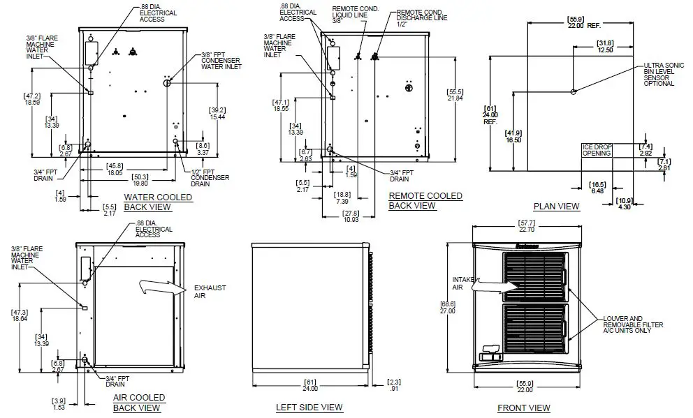 ProDIGy PLUS N0922 900lb Nugget Ice Machine-4