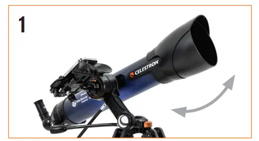 CELESTRON DX 100AZ Refractor Telescope - fig 16