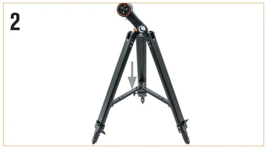 CELESTRON DX 100AZ Refractor Telescope - fig