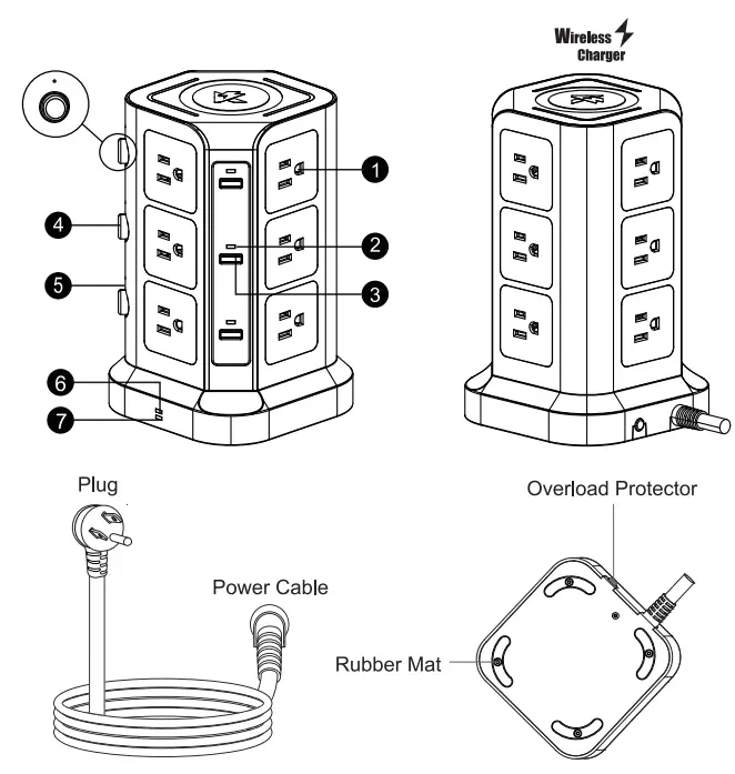 COMIX-SP1123UW-Vertical-Power-Socket-2
