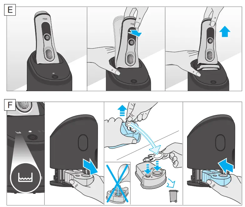 Braun Series 9 Premium Electric Razor E F
