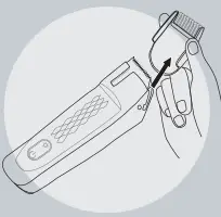 Remove the fixing comb