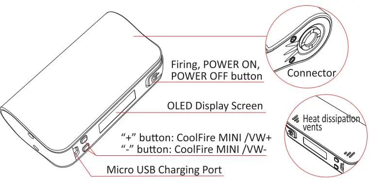 INNOKIN CoolFire MINI Vaping System-fig2