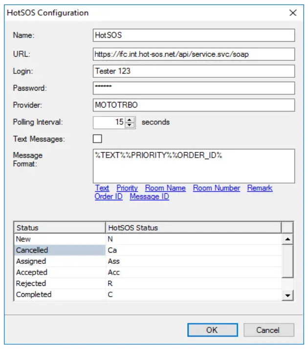 HotSOS (Web Service)
