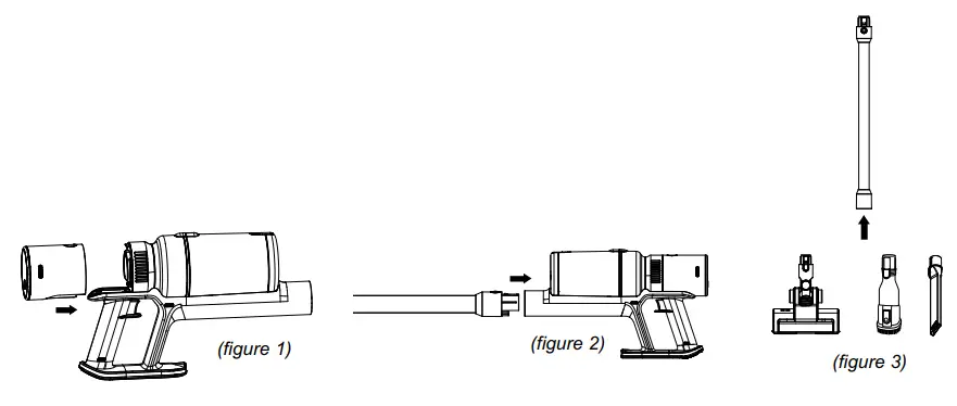 Morgan MVC CHS198DB Cordless 3 in 1 Stick-Handheld Vacuum Cleaner - Fig 1
