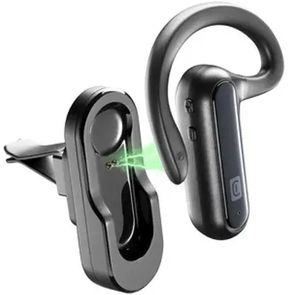 cellularline CAR FLAT Bluetooth Headset with In Car Charging Dock -