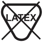 Not Manufactured with Natural Rubber Latex z1