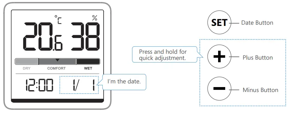 NOKLEAD-NK5253-Indoor-Digital-Thermometer-fig-2