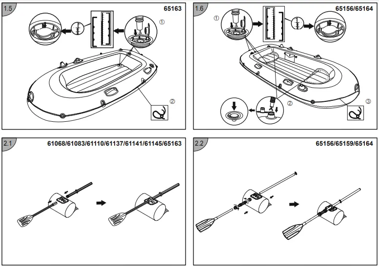 Bestway-61135-Kondor-Elite-1000-Inflatable-Raft-fig-3