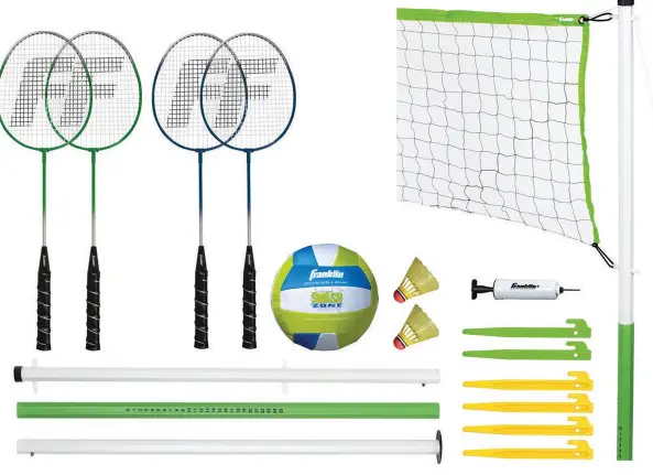 Franklin 50601 Badminton Volleyball Set