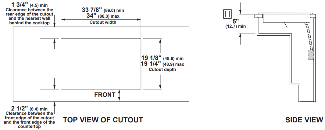 Monogram ZHU36RSTSS 36 Inch Silver Induction Cooktop - fig 3