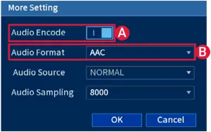 E892DD - Audio Settings