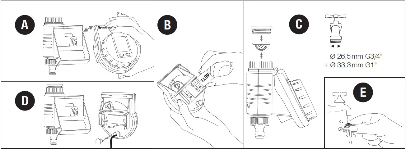 GARDENA 1890 Water Controls Water Control Flex - Product Overview 1