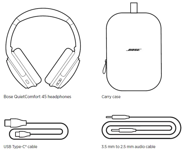 Bose Quiet Comfort 45 Headphones - 1