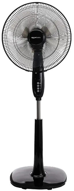 amazon basics B07BNGPWT4 16 Inch Adjustable Oscillating Standing Pedestal Fan