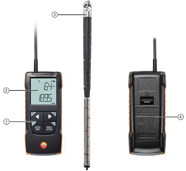 testo-416-Digital-Mini-Vane-Anemometer-0-63-Inch-Head-Diametera-fig 1