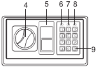 360 Office Furniture 911KS Intelligent Electronic Safe - fig 1