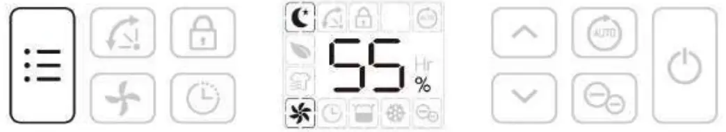 ZANUSSI ZD2733 Dehumidifier - Sleeoing mode