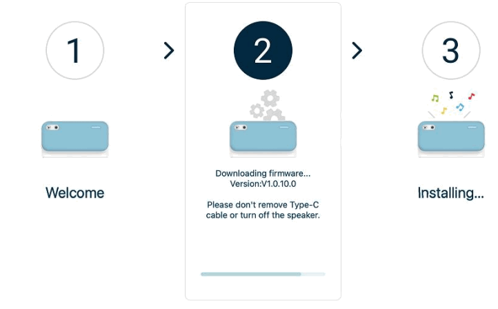 BenQ treVolo U Firmware Upgrade Software -battery level 2