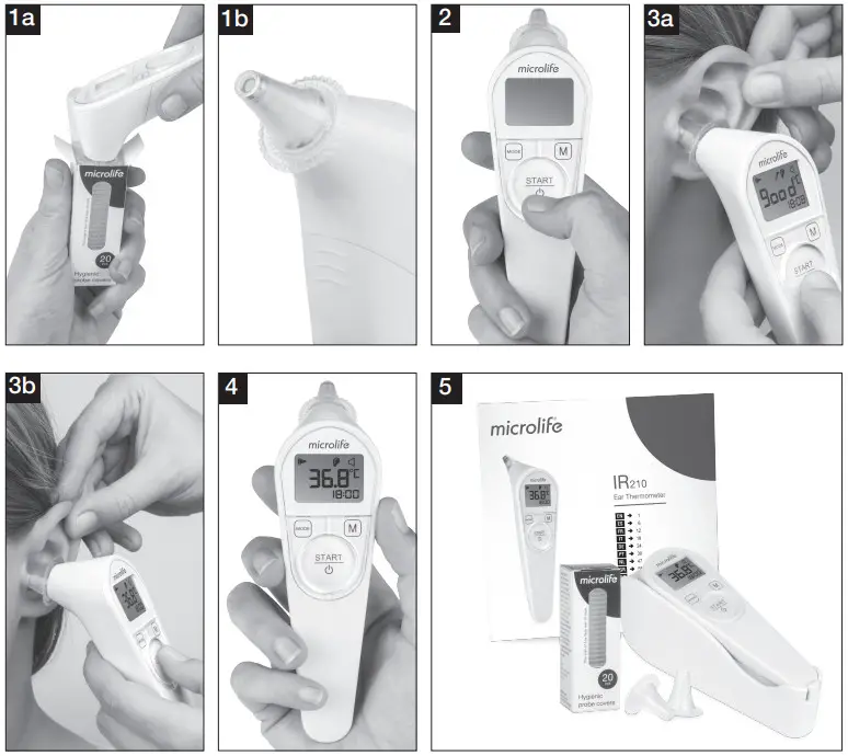 microlife Ear Thermometer IR210 - 1