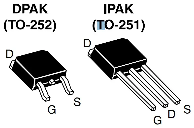VISHAY IRFRC20 Siliconix Power MOSFET