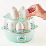 DASH DELUXE Express EGG COOKER K50780 - BOILING EGGS 6