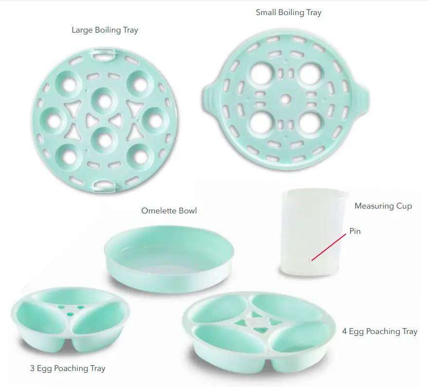 DASH DELUXE Express EGG COOKER K50780 - FEATURES