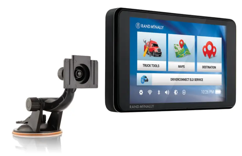 RAND McNALLY TND540 LM 5 Inch GPS Truck Navigator with Lifetime Map - Mount