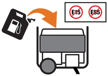 CHAMPION 200966 3500W Dual Fuel Portable Generator - Add fuel
