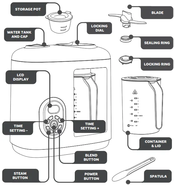 Tommee Tippee Baby Food Steamer