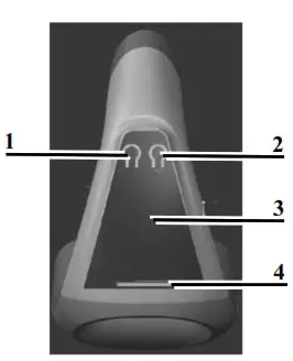 ARGOX RFID Scanner RA-7120 - Top View