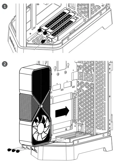 G SKILL Z5i MINI ITX CASE-Installing the GPU