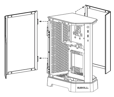 G SKILL Z5i MINI ITX CASE-Panels
