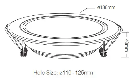 MIBOXER FUT060 RGB+CCT LED Downlight-
