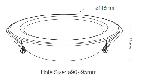 MIBOXER FUT060 RGB+CCT LED Downlight-FUT068