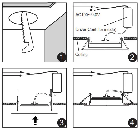MIBOXER FUT060 RGB+CCT LED Downlight-Instructions