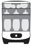 baby brezza BRZ0070 One Step Baby Sterilizer fig2