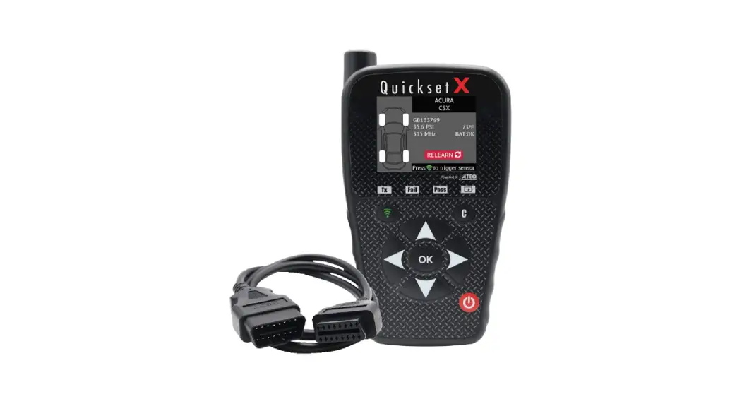 Ateq Quickset X Tpms Activation And Ecu Reset Tool Includes Obd Cable User Manual Ateq Quickset X Tpms Activation And Ecu Reset Tool Includes Obd Cable User Manual